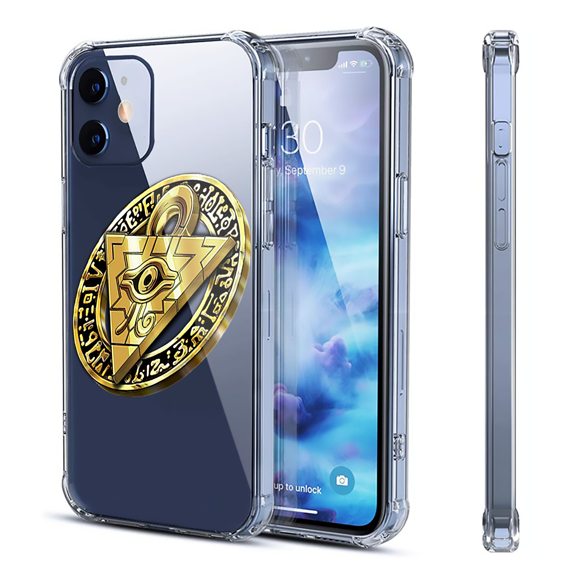 （画像用） 遊☆戯☆王 Yu-Gi-Oh! 【iPhone 12シリーズ対応】透明スマホケース（クリアソフトケース）